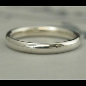 Sterling silver ring (promise ring, wedding band)